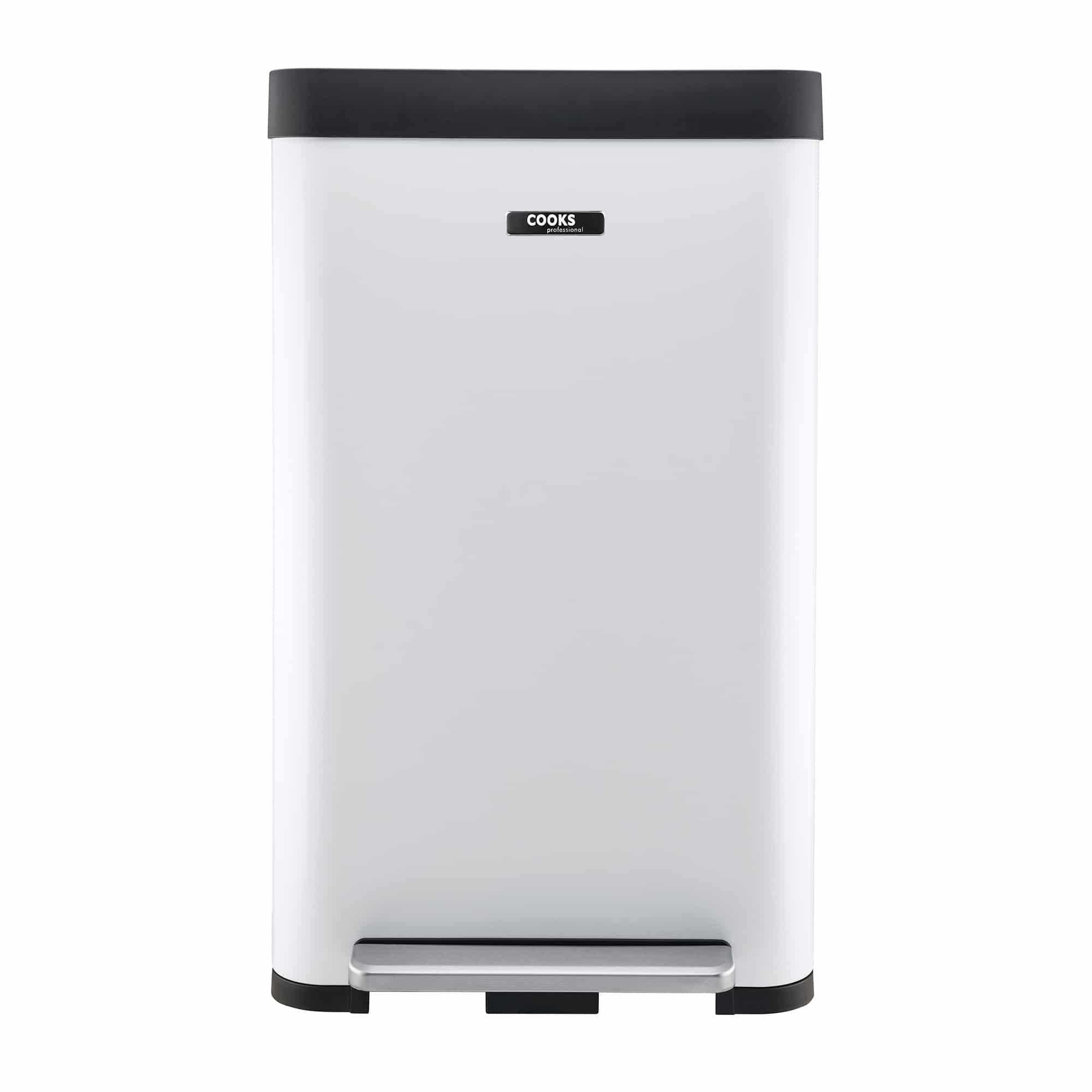 Cooks Professional XL Pedal Bin 70L | Single Pedal | Removable Divider ...