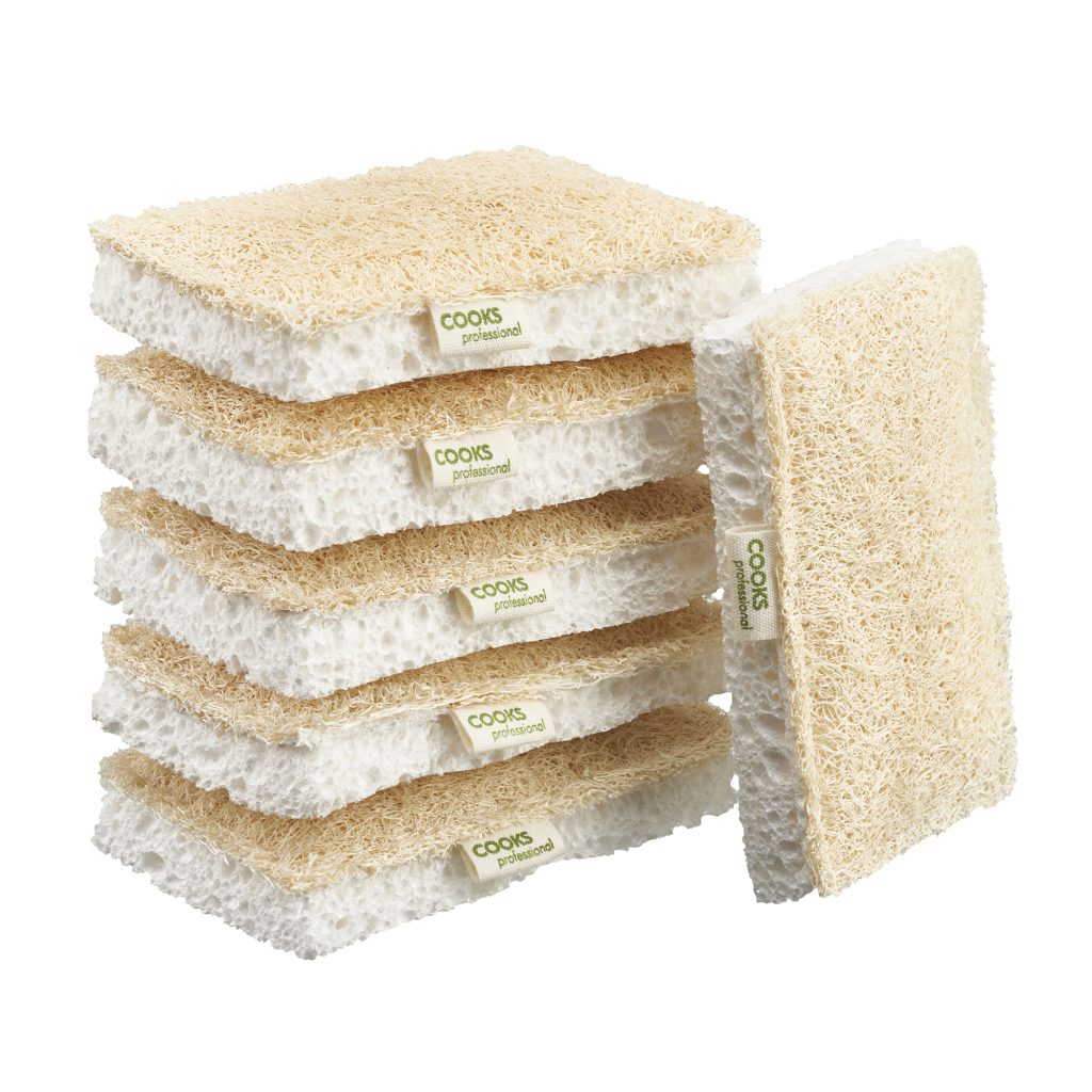 Cooks Professional Eco Sponge Scourers Compostable And