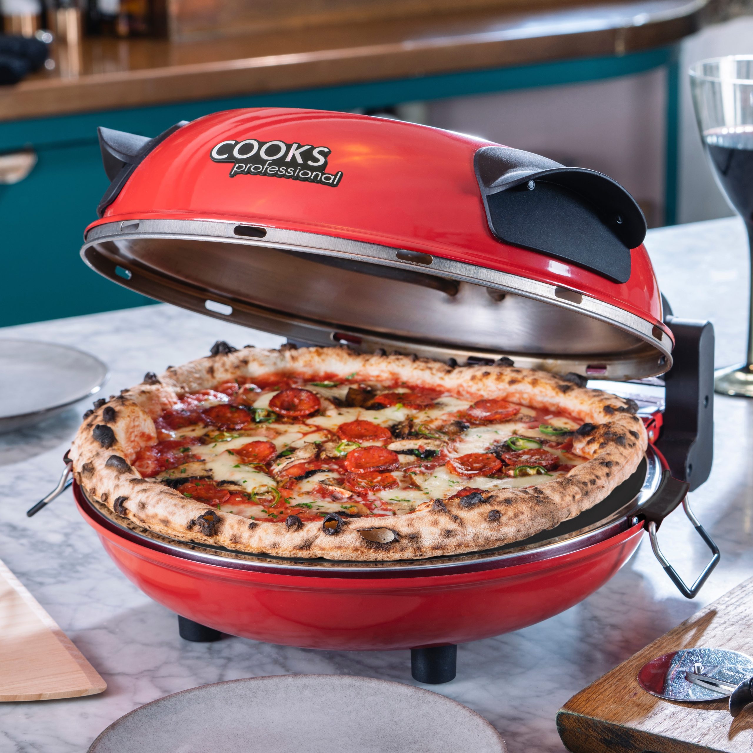 Electric outdoor pizza oven hotsell